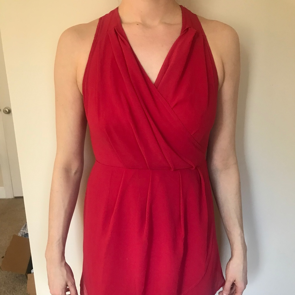 Addison Red Formal Dress